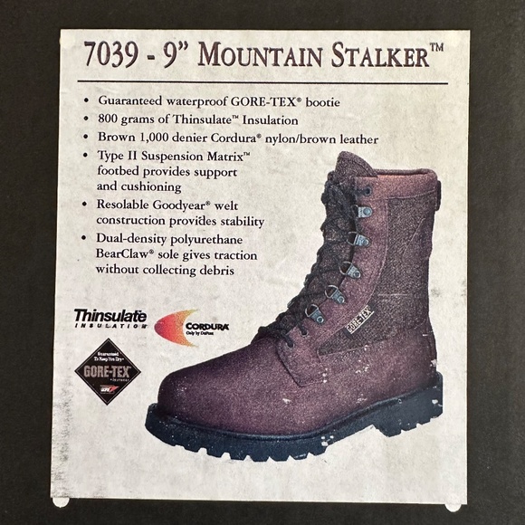 NWOT Rocky Men's Waterproof Boots (Brown, 10W) - Picture 9 of 11